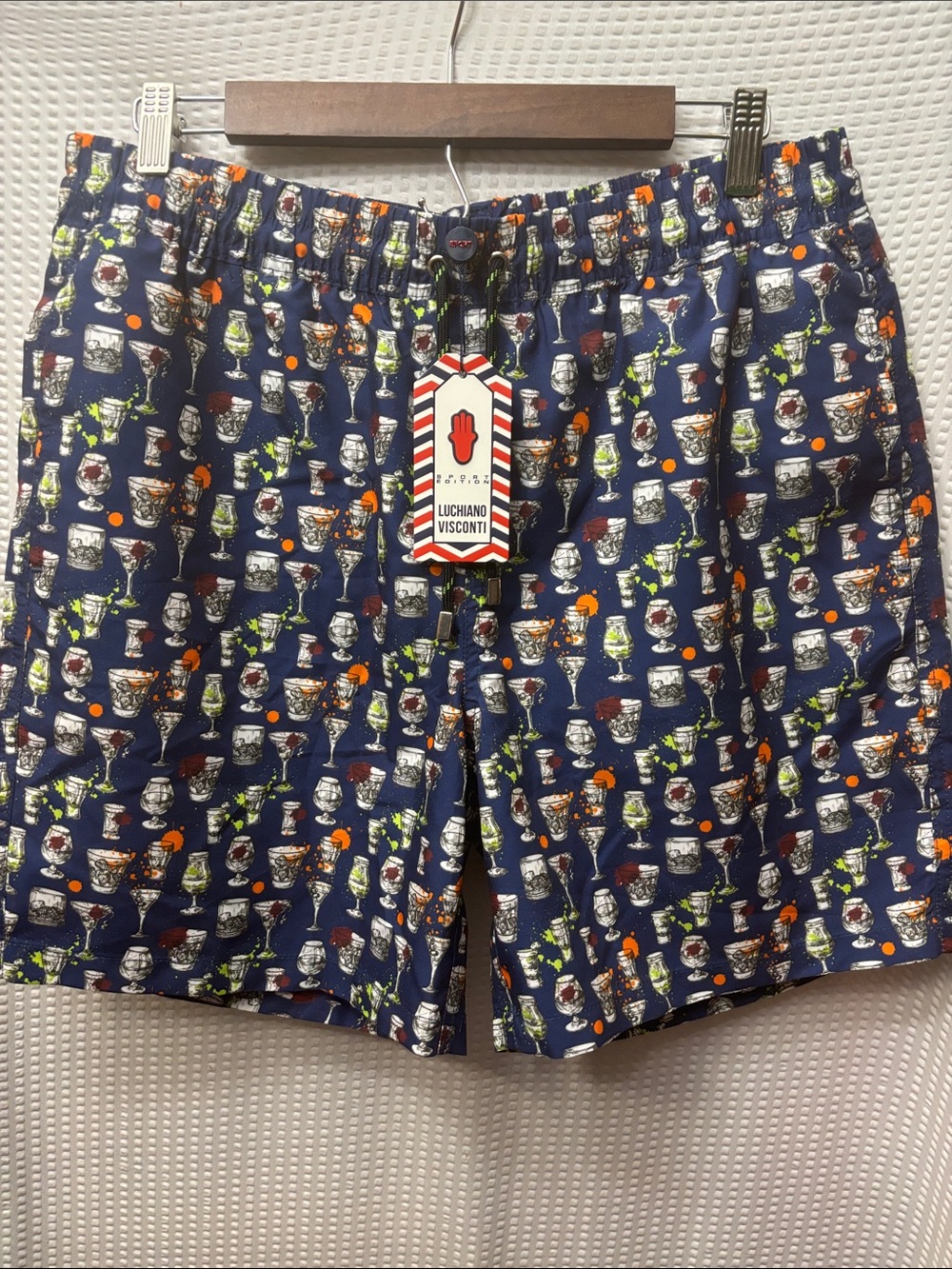 Men’s Luchiano Visconti swim shorts Sz L